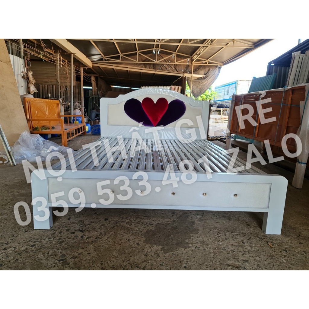 Giường sắt đơn thiết kế hiện đại mẫu mã đa dạng, đủ kích thước yêu cầu giá xưởng Freeship HCM