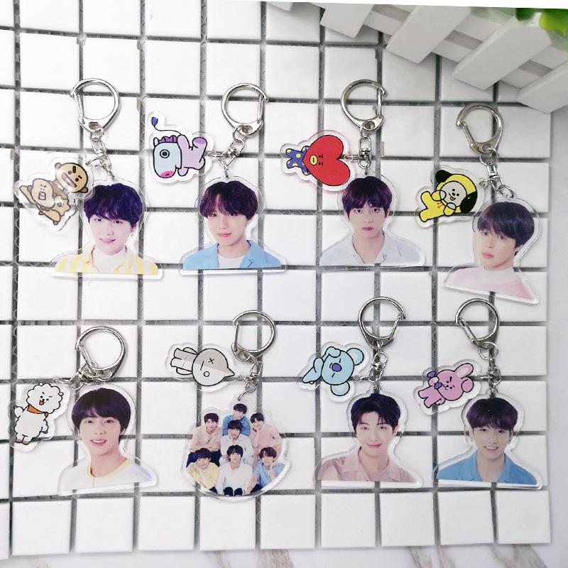 Móc khóa xinh xắn dành cho fan hâm mộ nhóm nhạc BTS