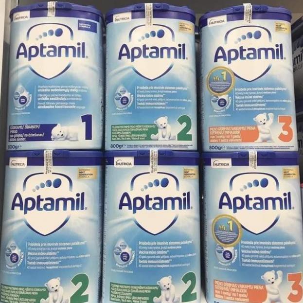 Sữa Aptamil nhập khẩu Đức số 1,2,3 - 800g