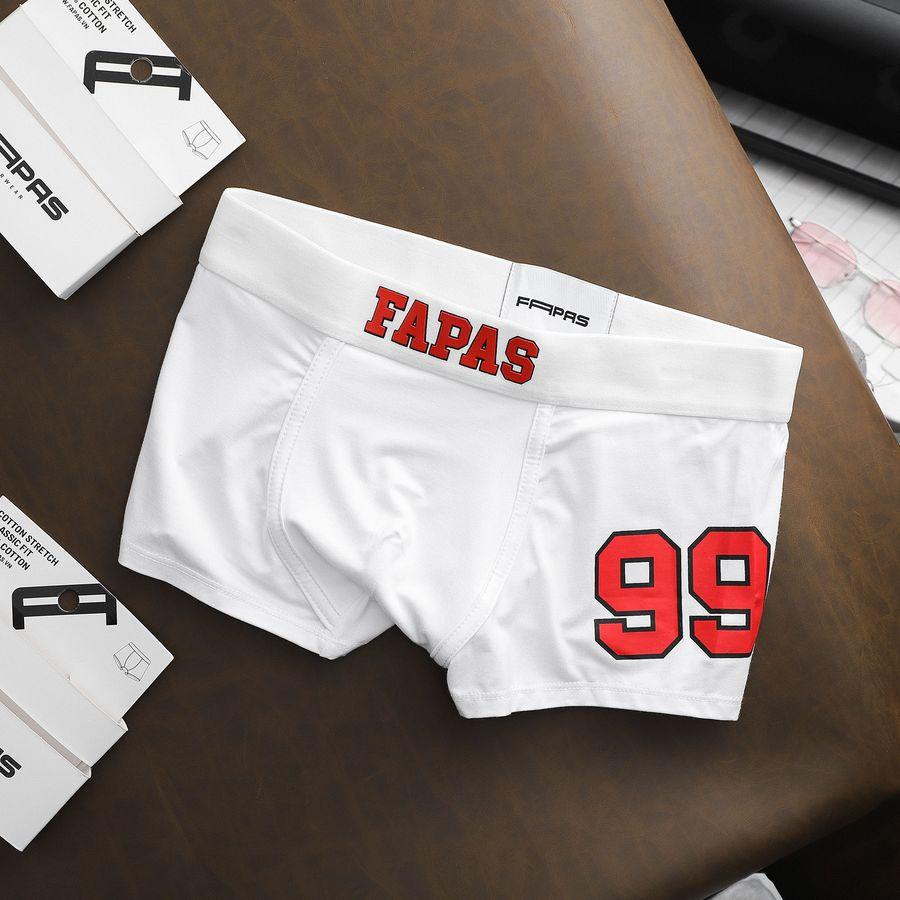 Quần Boxer Nam S99 Logo Fapas Đơn Giản Tinh Tế Chất Liệu Cotton Mềm Mịn Co Giãn Tốt Chuẩn Form - FAPAS