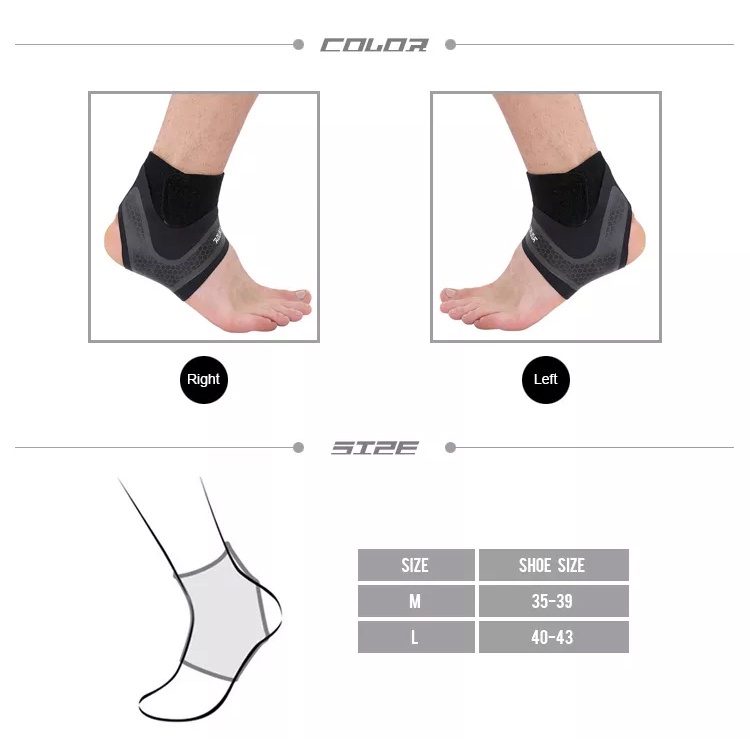 Đai bảo vệ mắt cá chân AOLIKES A-7130 hỗ trợ chống lật cổ chân khi chơi thể thao sport ankle pads