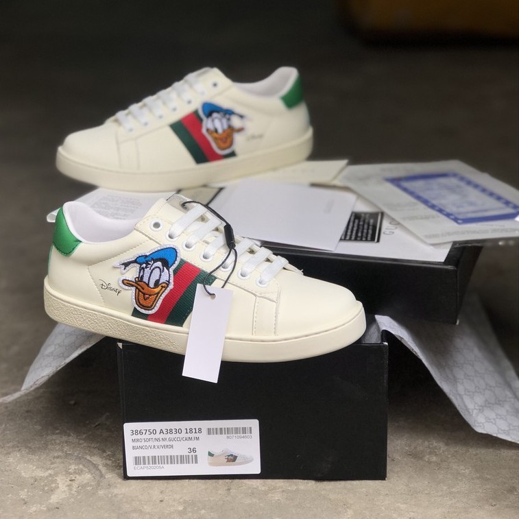 ✔️Giày Gucci x Vịt Disney Donal Hàng Chuẩn Fullbox✔️