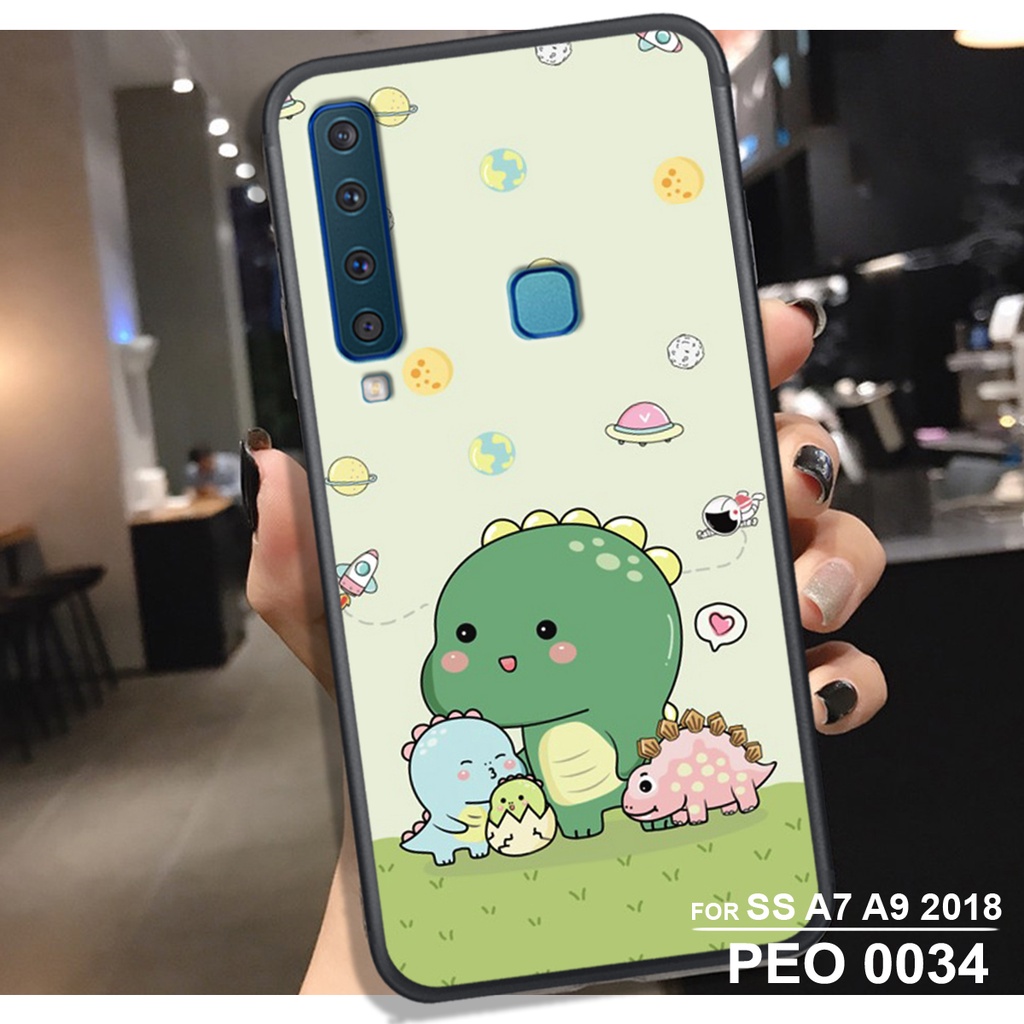 [HOT]ỐP SAMSUNG A30S - A50 - A70 - A7 2018 - A9 2018 , IN HÌNH KHỦNG LONG CHIBI SIÊU DỄ THƯƠNG.