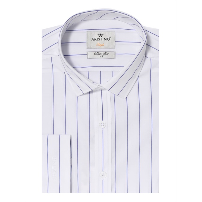 Áo sơ mi nam ARISTINO dài tay sợi sồi from slim ALS62808