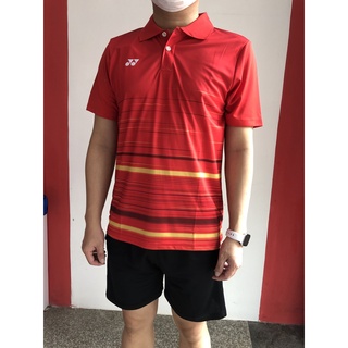 Áo cầu lông nam Yonex 6042 (đen - đỏ)