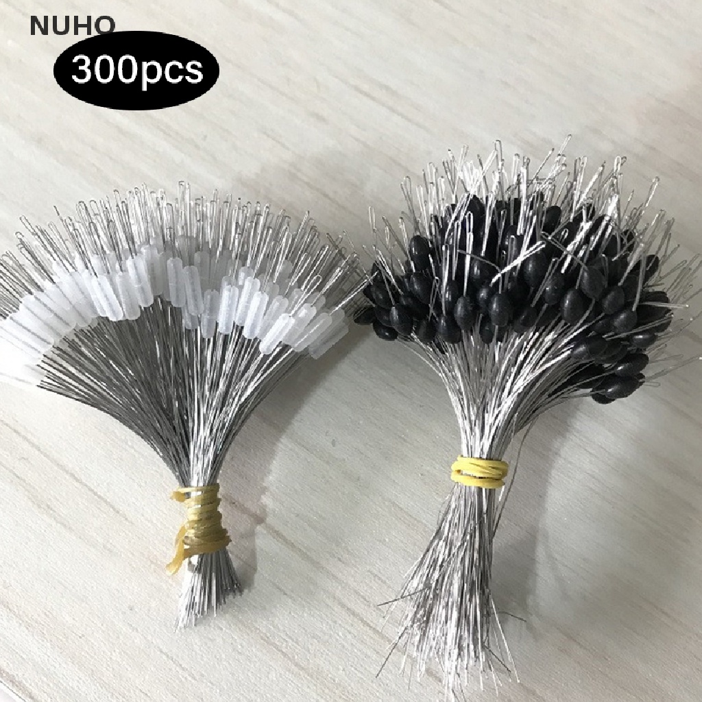 300 nút chặn hình trụ bằng cao su cho phao câu cá