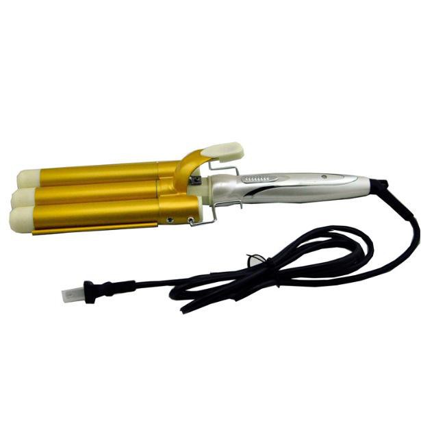 Sẵn kho-MÁY BẤM TÓC GỢN SÓNG, máy tạo kiểu uốn xoăn sóng nước,máy làm xoăn sóng 3 TRỤC phong cách hàn quốc-Cao cấp