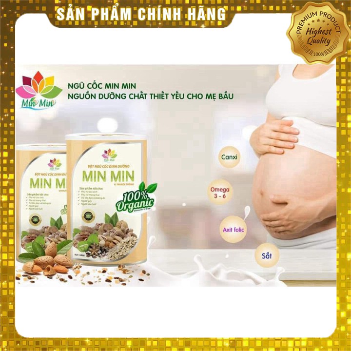 Ngũ Cốc Lợi Sữa - Mẫu mới 29 loại Hạt, Bột Ngũ Cốc Min Min (500GAM)