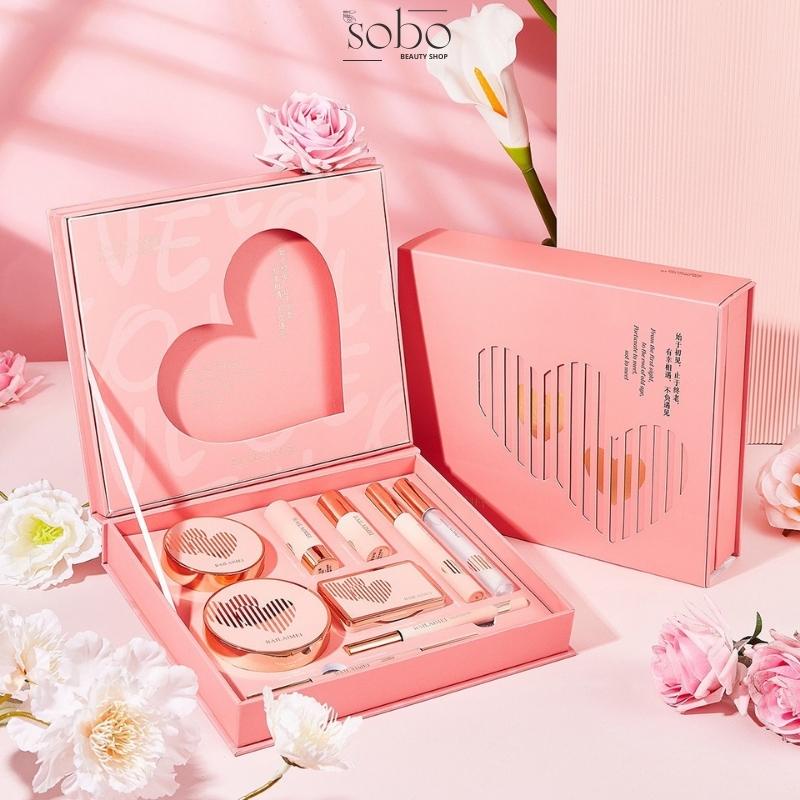 Set trang điểm/makeup cá nhân cao cấp 9 món đầy đủ nội địa Trung BAILAIMEI