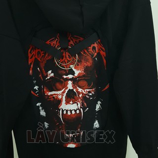 [CÓ ẢNH THẬT] Hoodie nỉ Devil phối khoen
