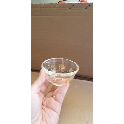 Chén cúng dường nước, cốc nước pha lê 8 cát tường, bát bảo