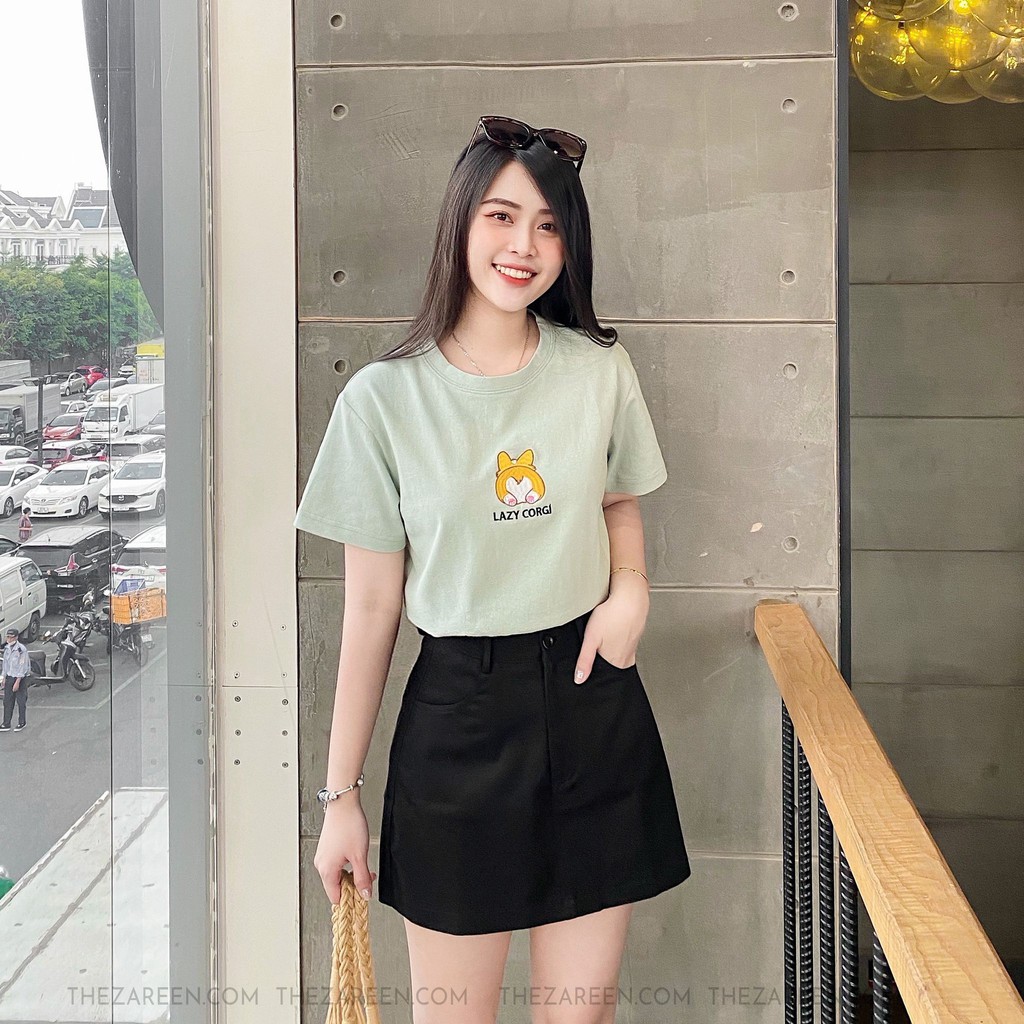 [Mã SKAMCLU7 giảm 10% tối đa 50K đơn 0Đ] CHÂN VÁY CHỮ A BASIC ZAREEN VAA29 ĐEN | BigBuy360 - bigbuy360.vn