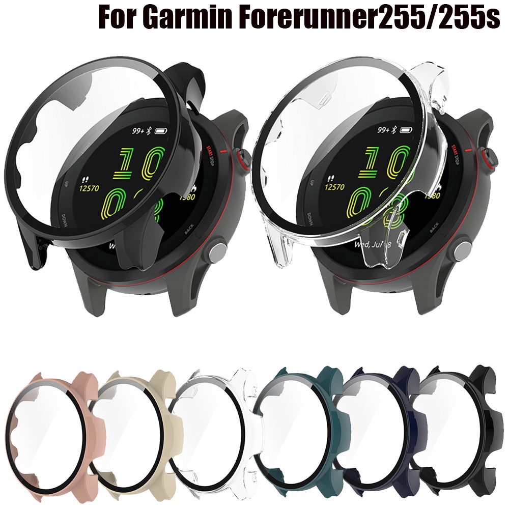 Ốp Điện Thoại Nhựa PC Cứng 2 Trong 1 Khung Viền Bảo Vệ Màn Hình Cho Garmin Forerunner 255 255S
