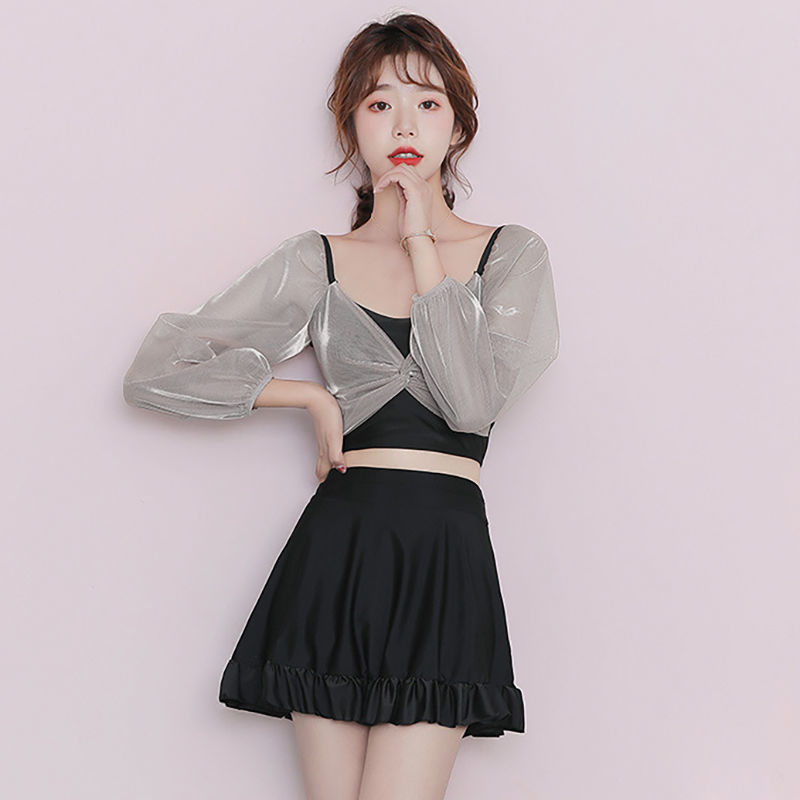 ⭐0412⭐ Áo tắm nữ  áo tắm xẻ tà bảo thủ  áo tắm khoét ngực mỏng và mỏng  áo tắm học sinh kiểu váy gợi cảm | BigBuy360 - bigbuy360.vn