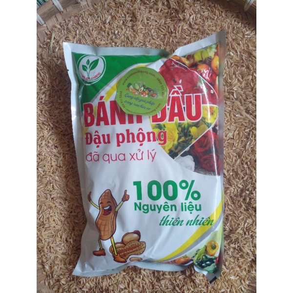 1kg Phân Bánh dầu Đậu Phộng  Đã Qua Xử Lý Cho Phong Lan, Hoa Hồng, Rau, Cây Cảnh, Kiểng Lá