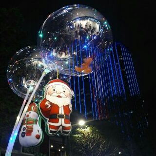 Bong bóng galaxy trong suốt đèn led
