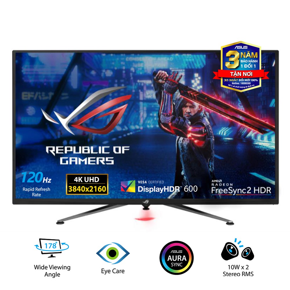 Màn hình ROG Strix XG438Q 43&quot; VA 4K 120Hz FreeSync HDR Hàng Chính Hãng