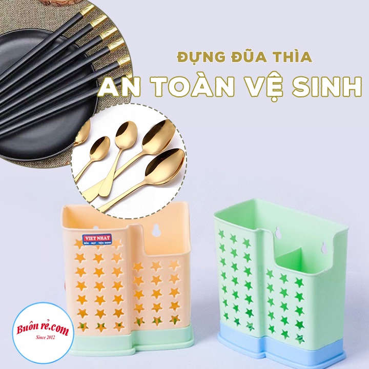 Ống đựng đũa, thìa Việt Nhật chất liệu nhựa PP - Ống đựng đũa hình sao 01432