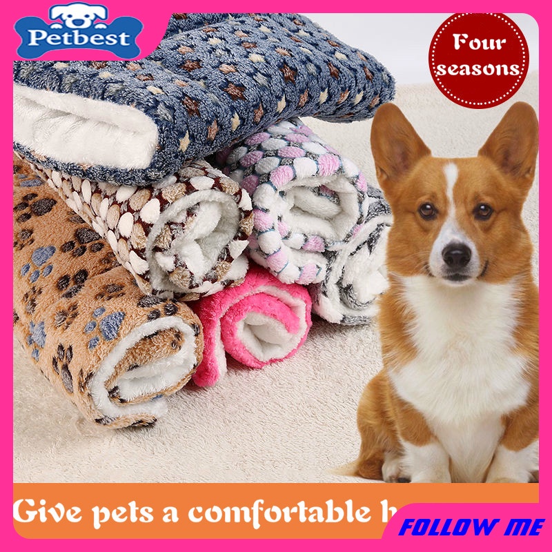 Chăn nhung san hô mềm mại êm ái dành cho thú cưng size M