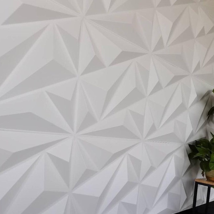 Giấy Dán Tường 3D 12 "x12" Họa Tiết Vân Kim Cương Nghệ Thuật Chống Thấm Nước Trang Trí Phòng Khách / Phòng Ngủ / Văn Phòng / Mua Sắm / Phông Nền TV