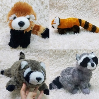 Gấu bông con gấu mèo Raccoon trúc đỏ chồn giống như thật
