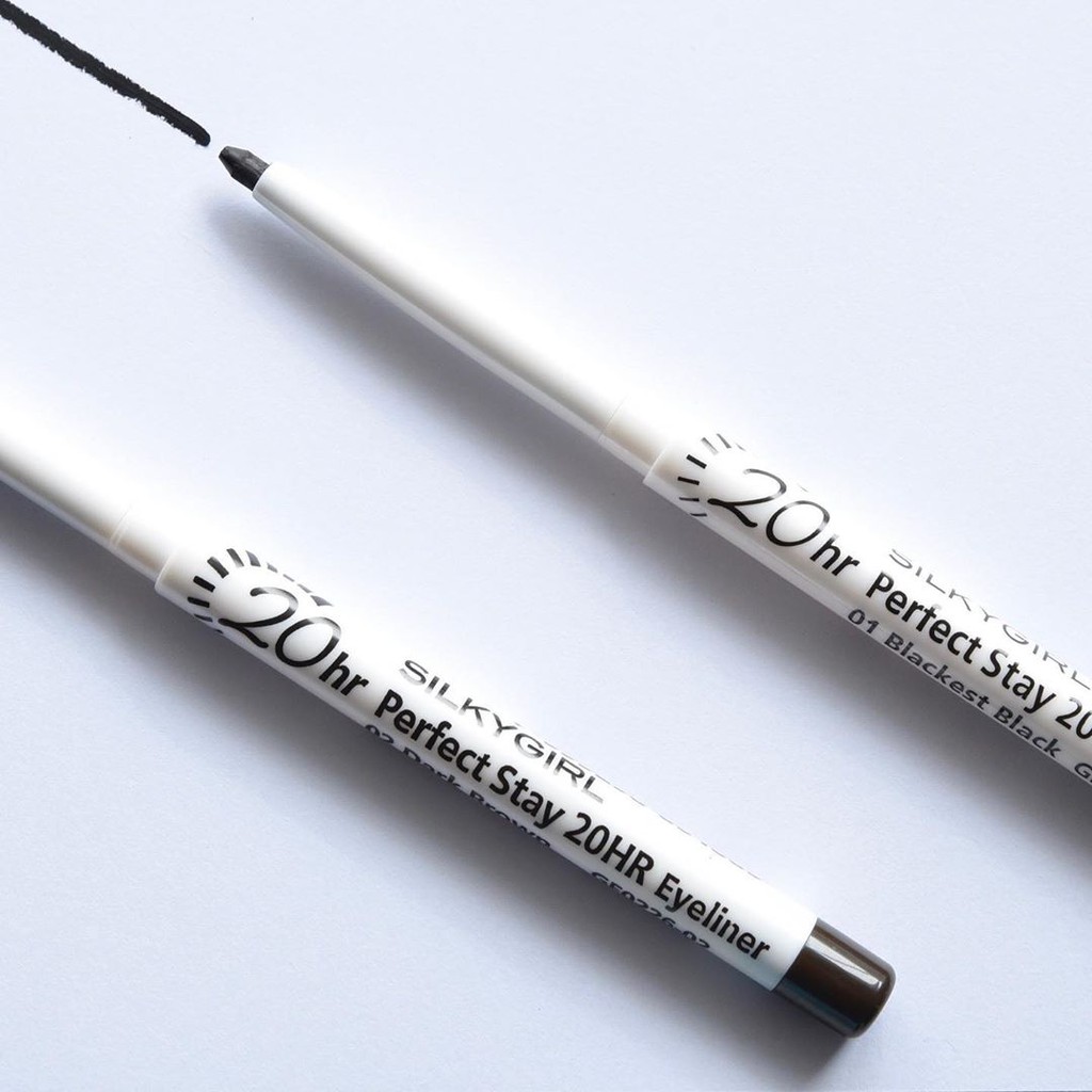 Chì Kẻ Viền Mắt Silkygirl Perfect Stay 20HR Eyeliner 0.28g