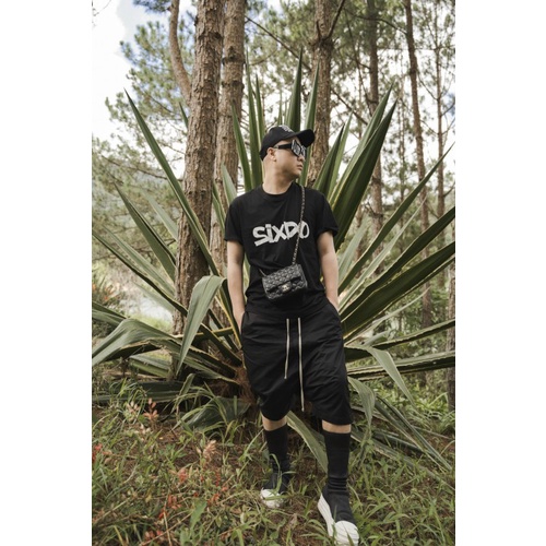 Áo Thun Nam Đen Logo SIXDO | BigBuy360 - bigbuy360.vn