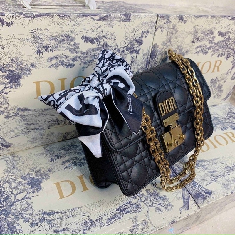 Túi Dior hoàng hậu size24 tặng kèm khăn hãng box đẹp-phukien.changshouse