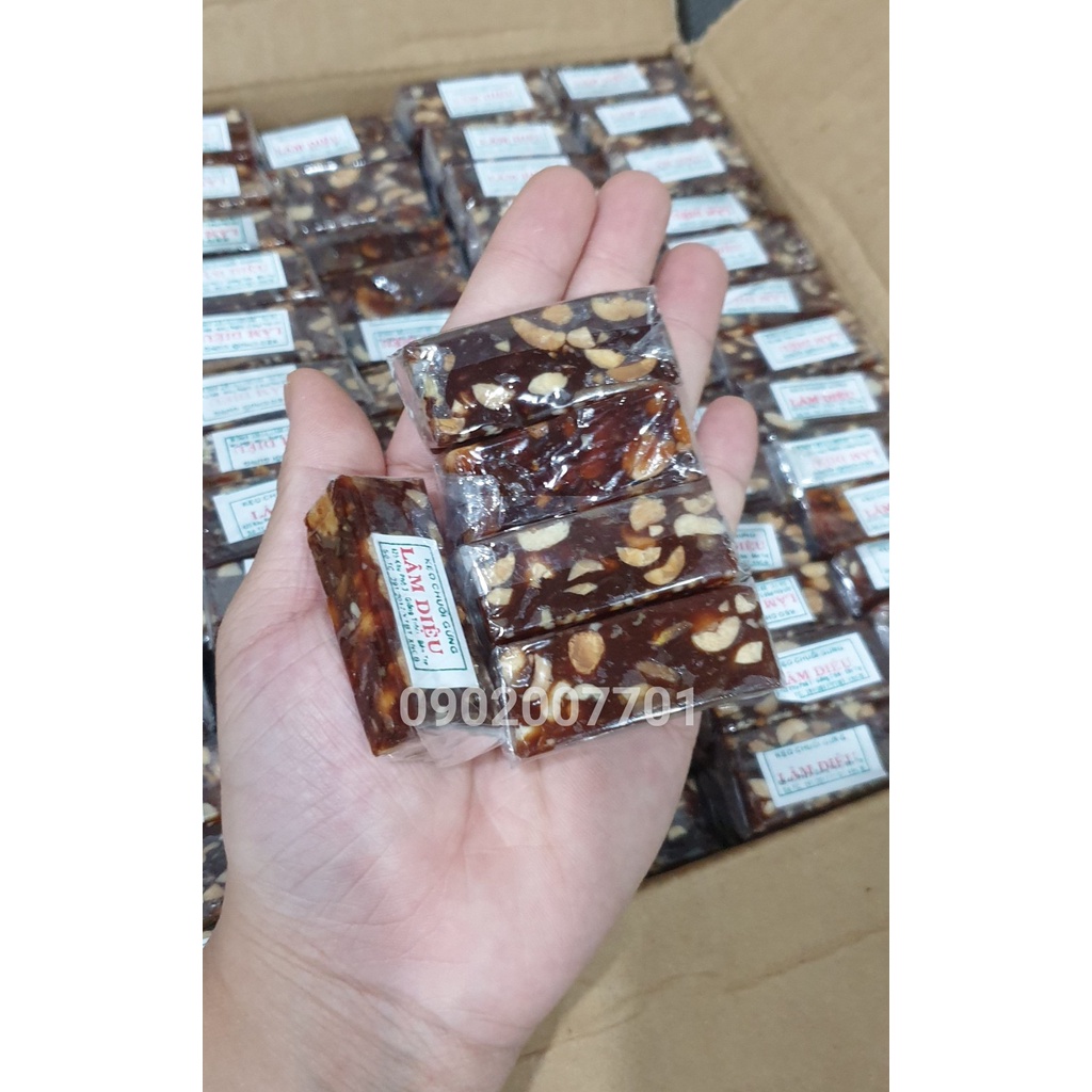 1 Kg kẹo chuối tươi gừng đậu mè lâm diệu- đồ ăn vặt-tết-ăn vặt-bánh mứt tết