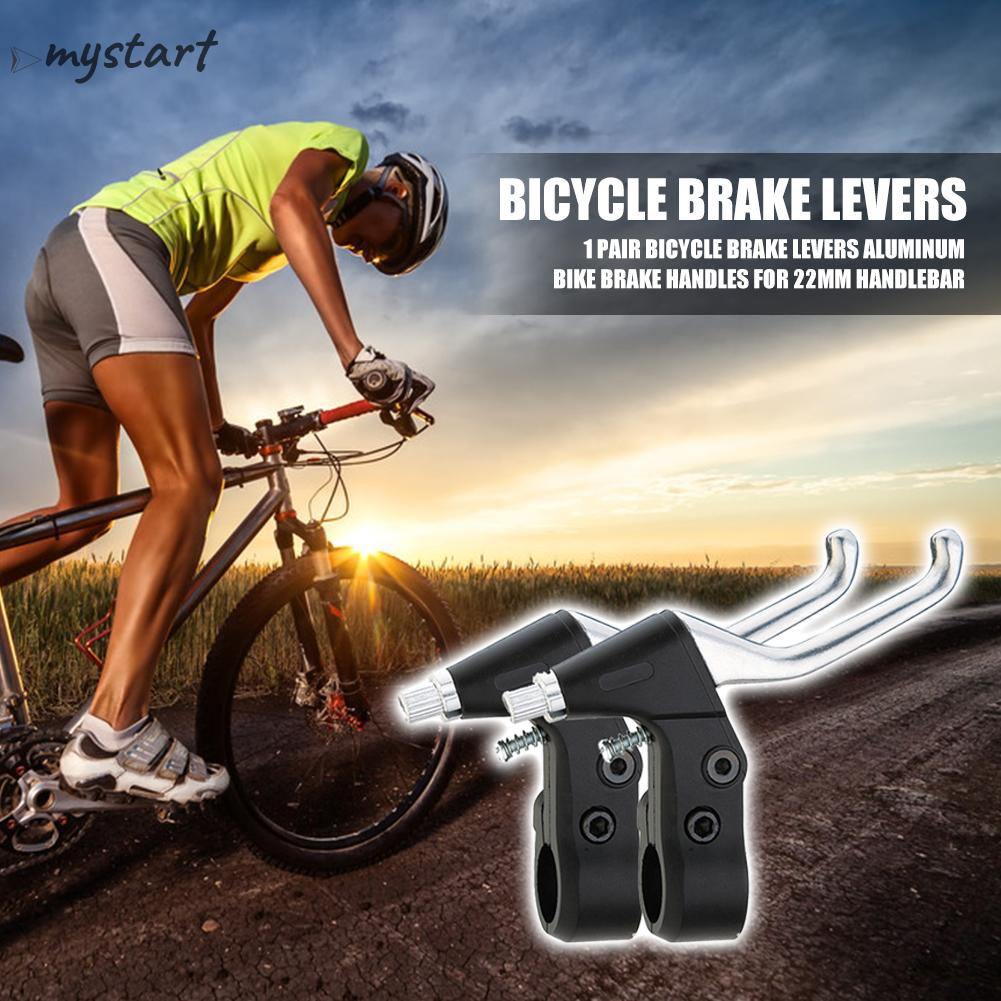 Cặp Cần Phanh Bằng Nhôm Gắn Tay Lái Xe Đạp 22mm