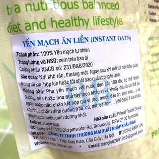 Yến mạch Úc Primal 400g