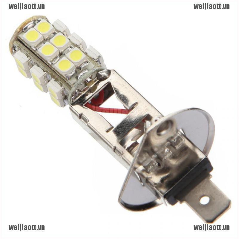 Bóng Đèn Led Sương Mù Ánh Sáng Trắng Wjiao H1 Hid 25 Smd 3528 Dc 12v Cho Xe Hơi