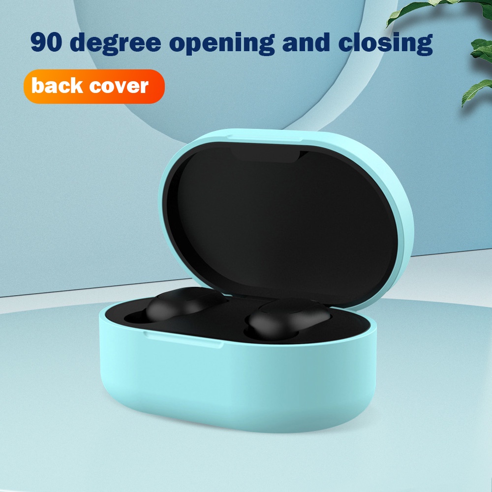 Vỏ Bảo Vệ Hộp Sạc Tai Nghe Không Dây Redmi Airdots Bằng Silicon Mềm Nhỏ Gọn