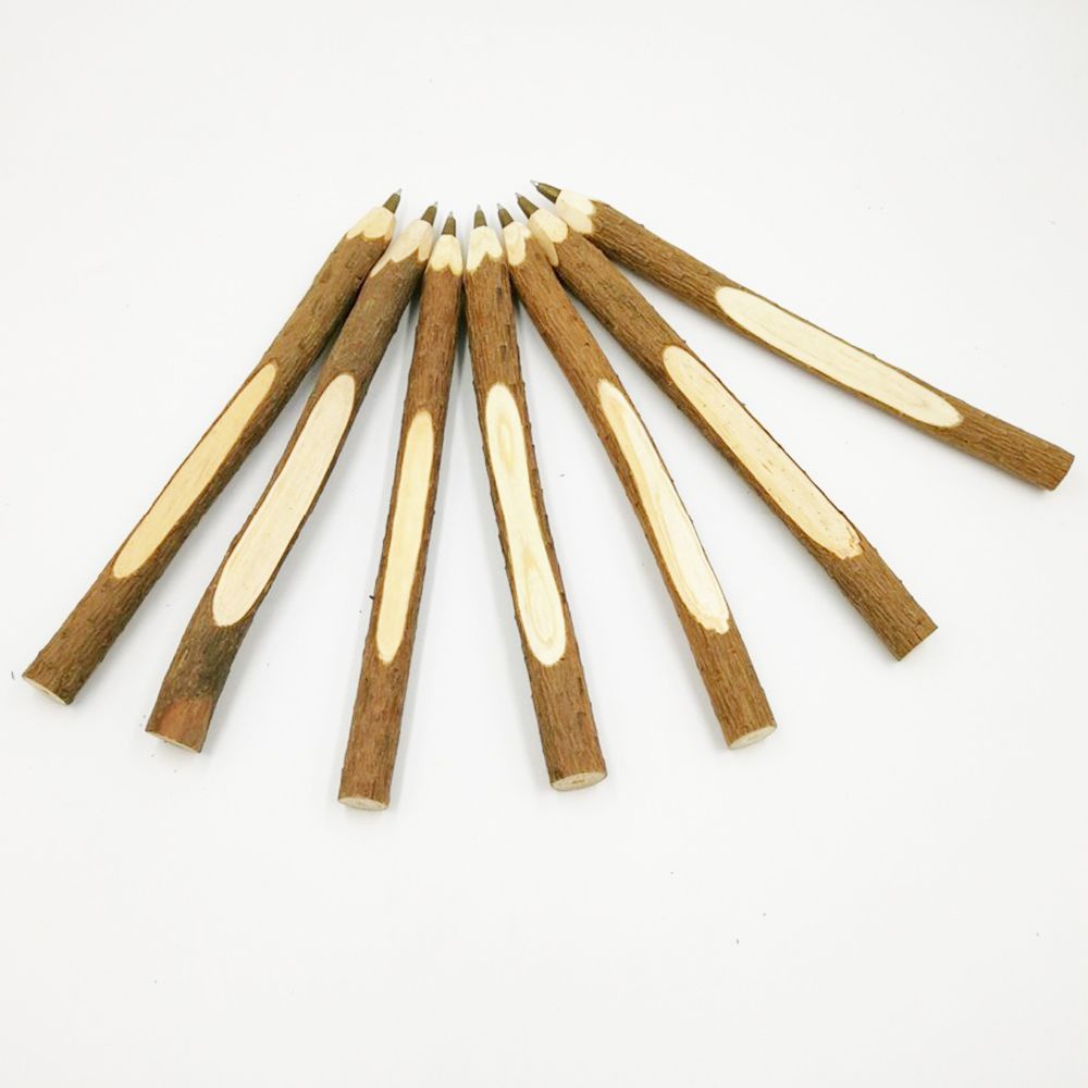 Bút bi thân gỗ hình thân cây dễ thương nhiều màu sắc