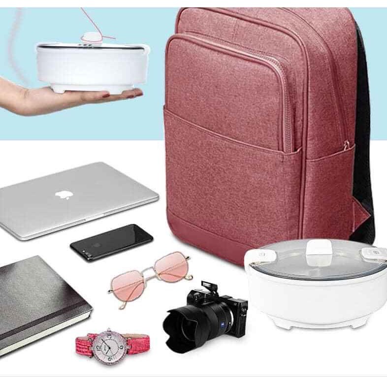 Nồi Điện Đa Năng Gấp Gọn, Nhỏ Gọn Tiện Lợi Nấu Lẩu, Mì, Hấp, Cháo