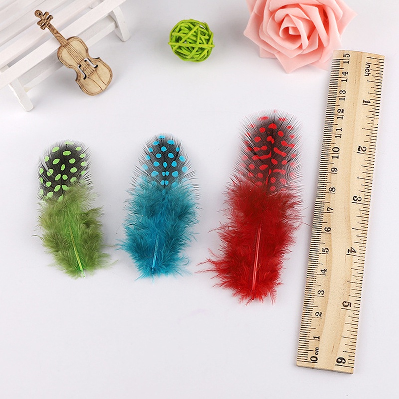 10 lông vũ tự nhiên 5-10cm nguyên liêu làm trâm trang sức cổ trang