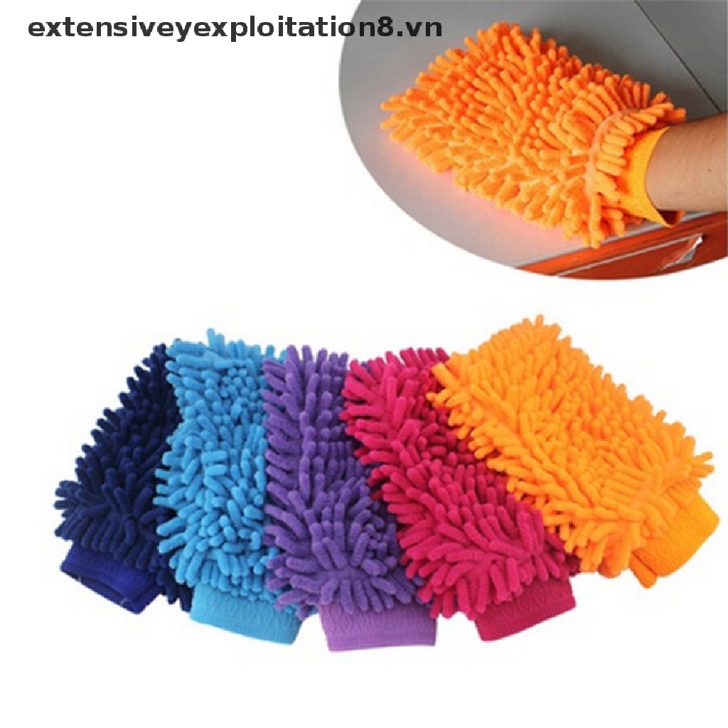 1 Găng Tay Rửa Xe Anthozoan Bằng Sợi Siêu Mịn