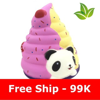 SquiShy bánh kem gấu trúc to mã sp ZQ254