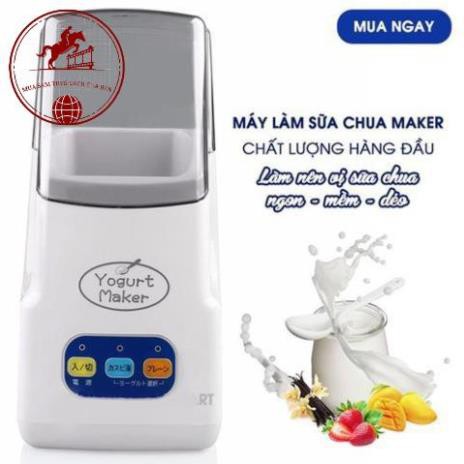 Máy Làm Sữa Chua Nhật Bản Tại Nhà Yogurt Maker, 3 Nút Tự Động Công Nghệ Mới, Bảo Hành 12 Tháng