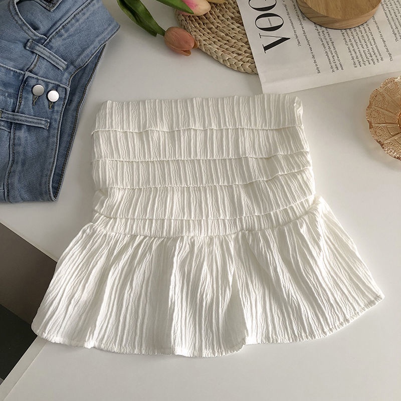Áo Ống Ngắn Phong Cách Hàn Quốc Thời Trang Mùa Hè Mới Cho Nữ