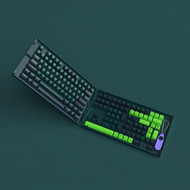 Bộ keycap phím cơ AKKO Keycap set – Wave Sonic (PBT Double-Shot/ASA profile/229 nút)