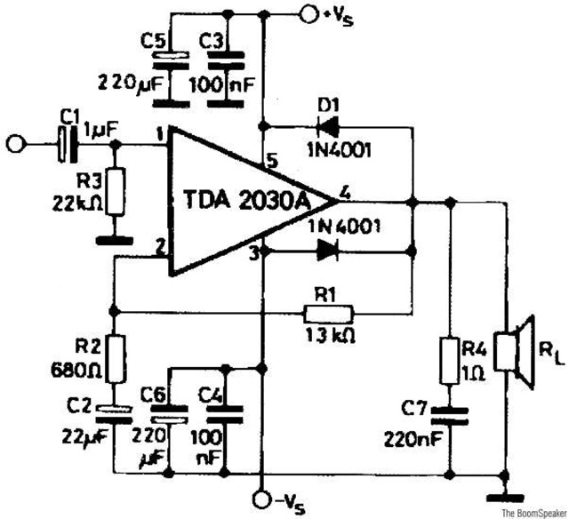 IC TDA2030 ic khuếch đại âm thanh loa vi tính