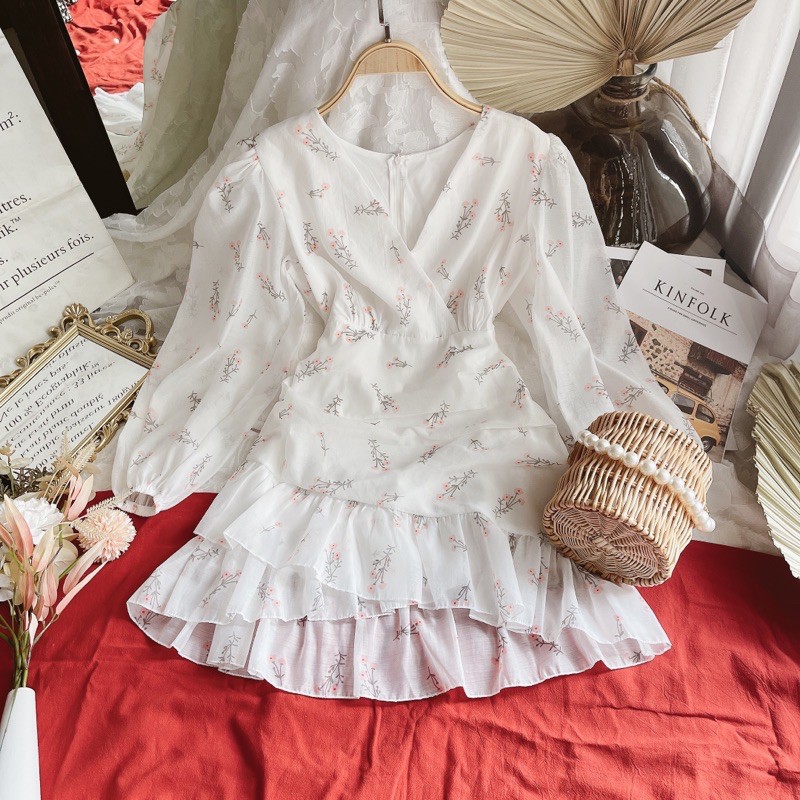 ĐẦM TƠ HOA BÈO TẦNG CHÉO NGỰC (hàng nhà)