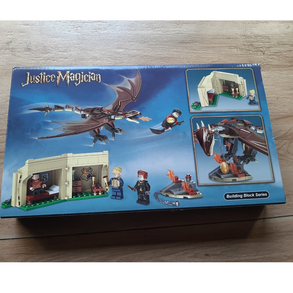 Lắp ráp mô hình HarryPotter Movie lari 11341 Rồng Phun Lửa của HarryPotter