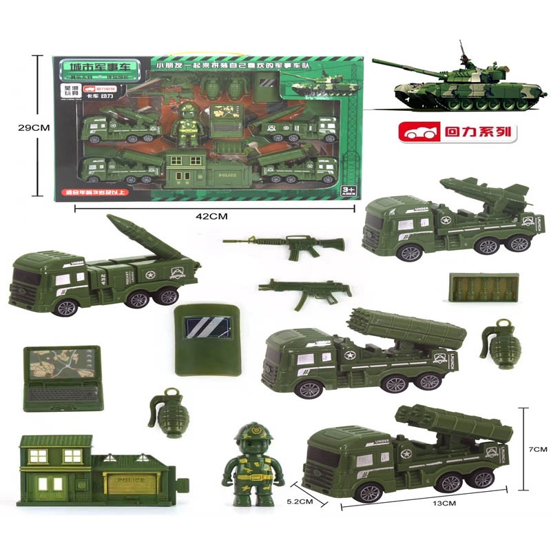 Ô tô đồ chơi trẻ em, bộ đồ chơi mô hình xe công trình, xe cứu hỏa, xe quân đội cho bé