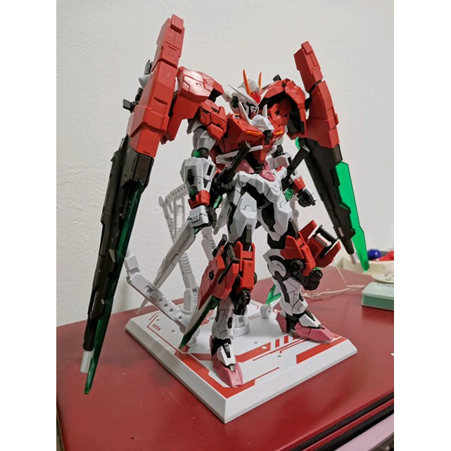 Mô Hình Lắp Ráp Gundam MG 00 Seven Sword Inspection tặng kèm base (MJH)