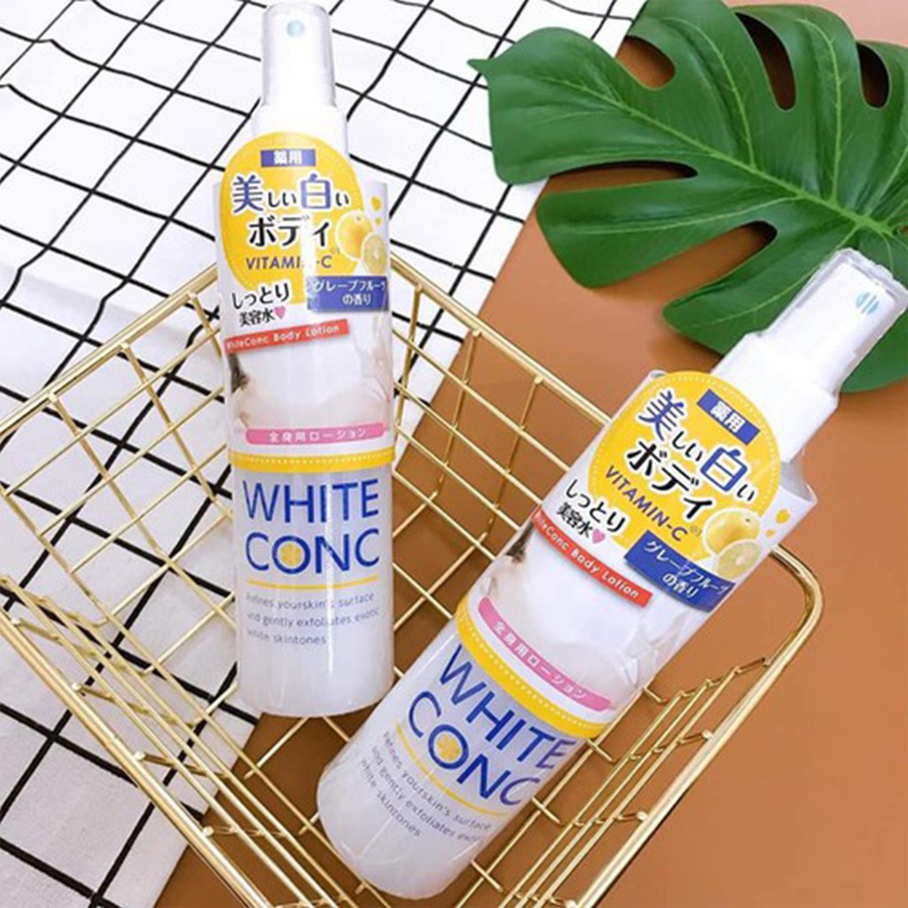 Xịt Dưỡng Trắng Whiteconc Body Lotion 245ml