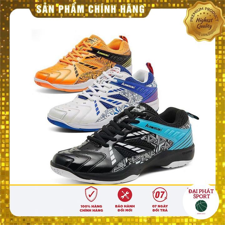 Giày Bóng Chuyền, Cầu Lông KAWASAKI Nam Nữ ⚡Tặng Tất Yonex⚡Hàng Cao Cấp Mẫu Mới Nhất k080