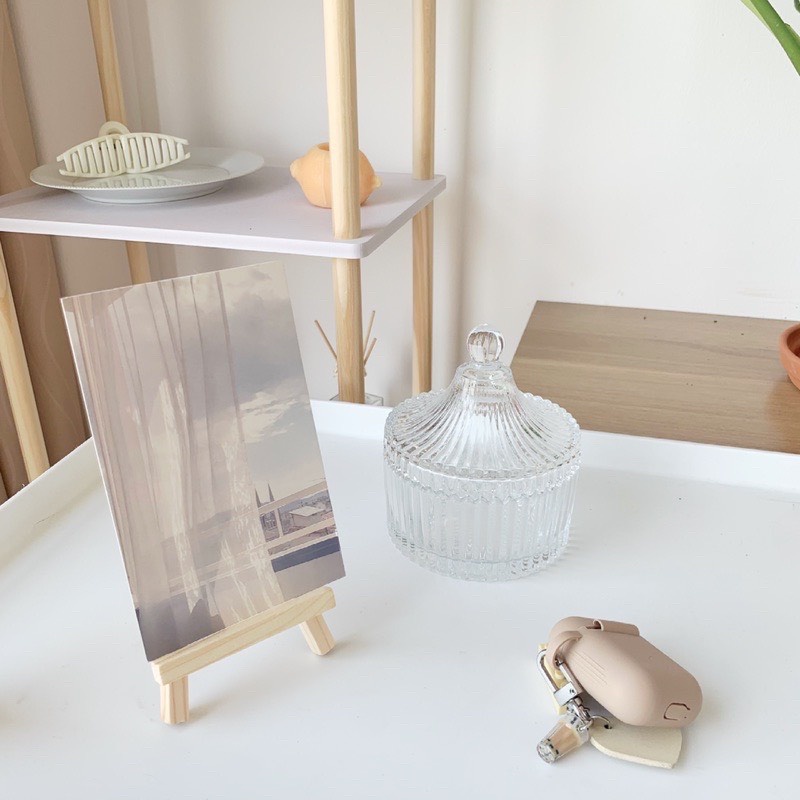 Gía đỡ điện thoại, ipad , bảng ghim bằng gỗ Gu Decor Wooden - Thiết kế kèm nút vặn sáng tạo