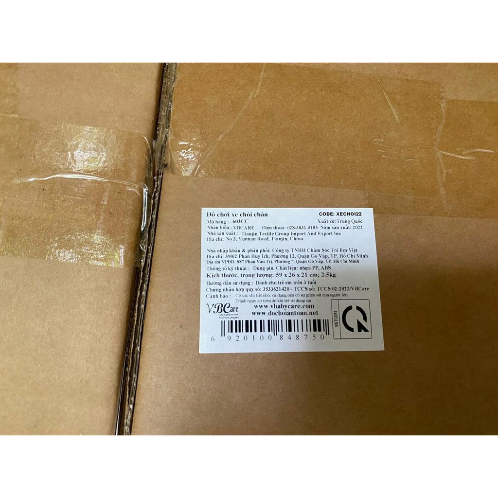 ĐỒ CHƠI XE CHÒI CHÂN 603CC QUÀ TẶNG SỮA ENFA